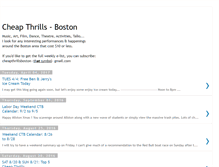 Tablet Screenshot of cheapthrillsboston.net